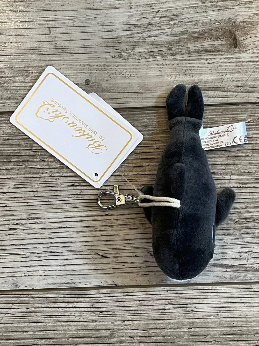 Bukowski | Orca Whale Baby Oreo Plush Bag Charm